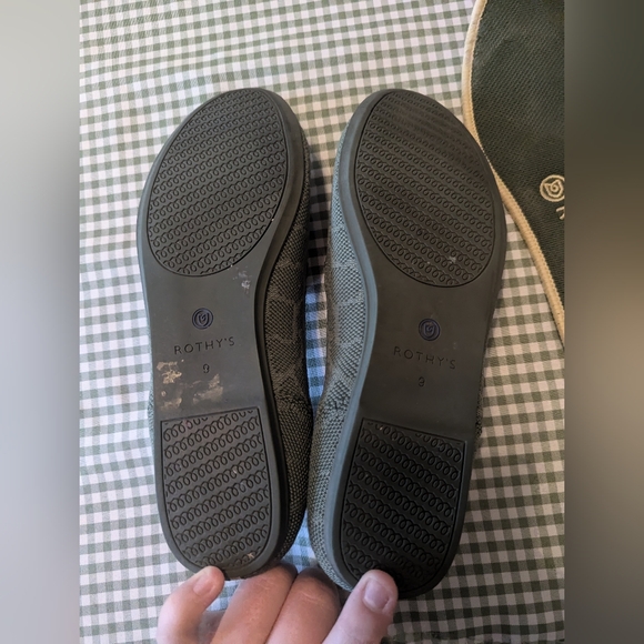 Rothy's The Loafer Safari Green Slip On Women's Size 9 - Picture 3 of 4